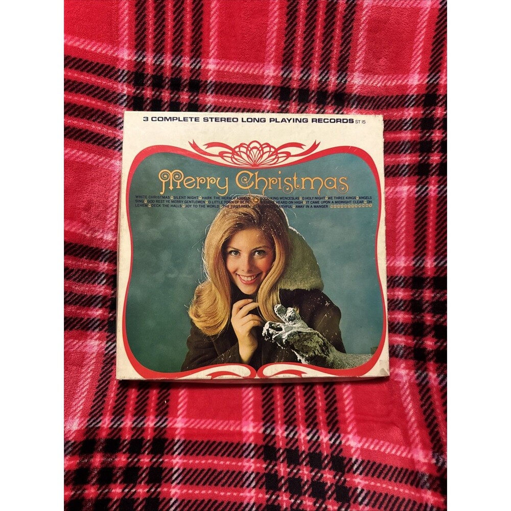 3 Complete Stereo Long Playing ARA Records ST 15 Merry Christmas Album 15